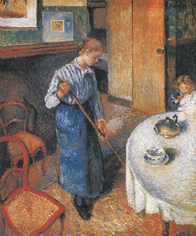 The Little country maid, Camille Pissarro